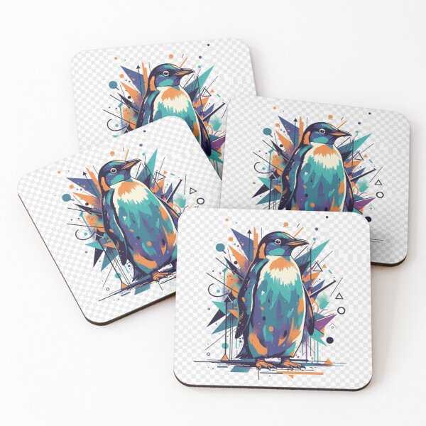 Item preview,  Geometric Abstract Penguin Art designed and sold by  Color & Form.