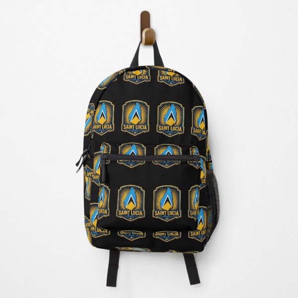 Item preview, Saint Lucia Flag Map Eastern Caribbean designed and sold by scicilysimonee.