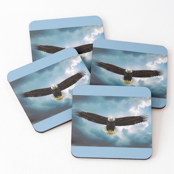 Item preview, American Bald Eagle in USA Flag designed and sold by NewGen-For-You.
