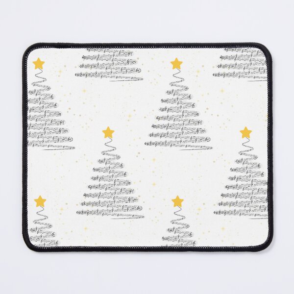 Item preview, Musical Christmas Tree (black on white) designed and sold by Boy and Belugee.