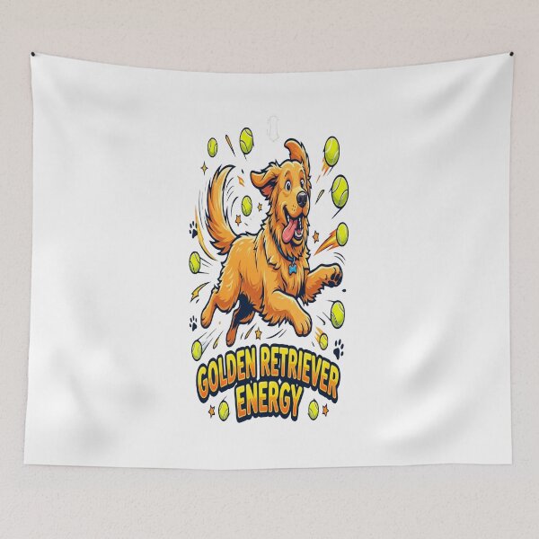 Item preview, Golden Retriever Energy Funny Dog Lover Tennis Ball Gift designed and sold by ClaussShop.
