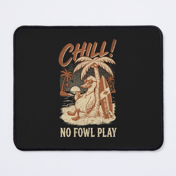 Item preview, Chill Retro Surfing Duck Beach Artwork designed and sold by AwesomeBeyondLimits.