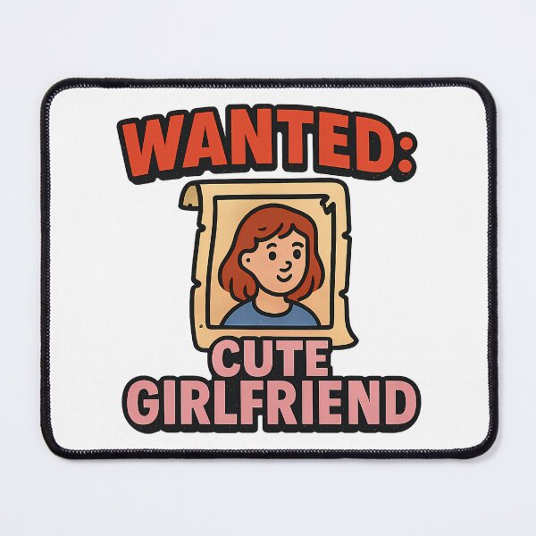 Item preview, Wanted: Cute Girlfriend - Funny Lesbian WLW Sapphic designed and sold by Haus Of Sin.