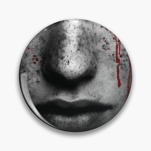 Item preview, Dark Gothic Face Horror Portrait Art designed and sold by Velvetmeltdown.