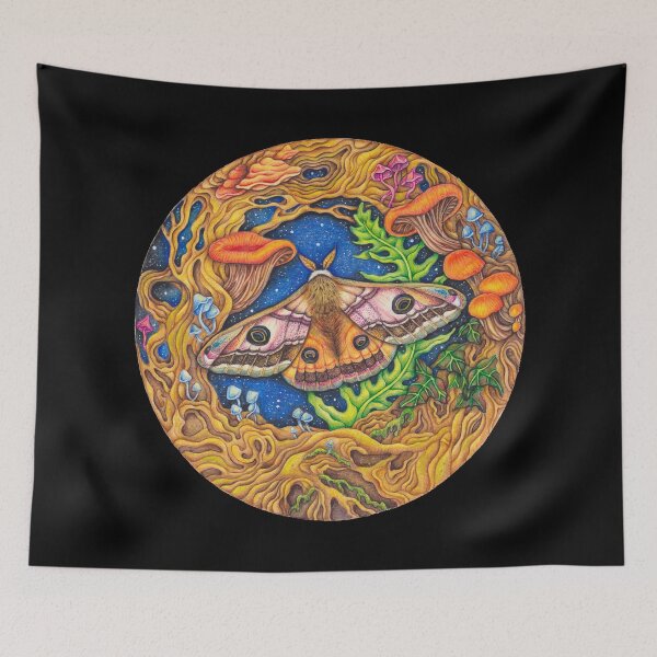 Item preview, Emperor Moth Woodland Fantasy designed and sold by Christina Plumb.