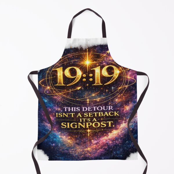 Item preview, 19:19 Cosmic Signpost Motivation Art designed and sold by HiteshArt111.