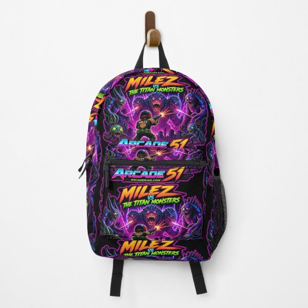 Item preview, Milez vs The Titan Monsters designed and sold by Arcade51az.