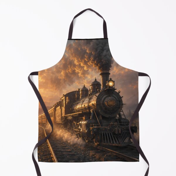 Item preview, The Long Journey Home | Vintage Steam Train Art designed and sold by ManJiangHong.