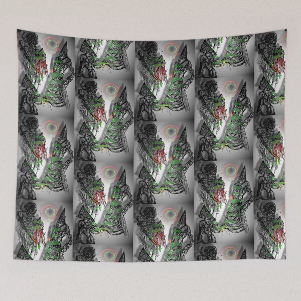 Item preview, Silent Torment Pyramid Head Horror Art designed and sold by lusiaMaraArt.