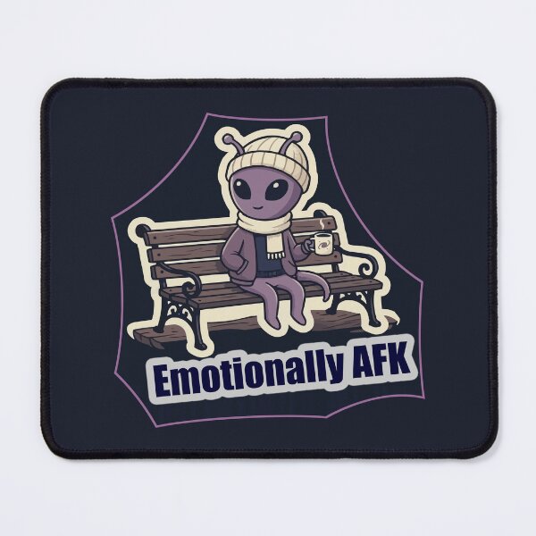 Item preview, Emotionally AFK designed and sold by QuietNovaShop.