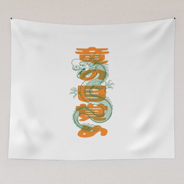 Item preview, Awakening Of The Dragon Japanese Kanji Art designed and sold by Rokoyo Prints.