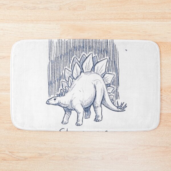 Item preview, Classic Stegosaurus Sketch Vintage Blue Line Art designed and sold by RawSauropsid.