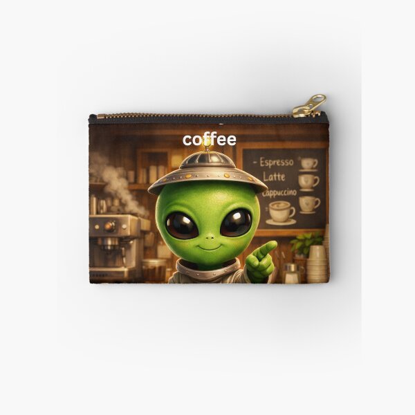 Item preview, Alien Companion - You! I love you and coffee! designed and sold by Peace,love,andbeaches.