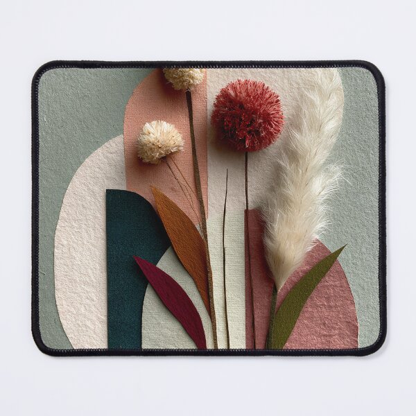 Item preview, Pampas Grass Boho Collage Muted Sage Beige Art designed and sold by daila70.