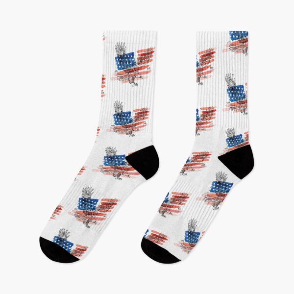 Item preview, USA 250 - American Flag - Bald Eagle - Watercolor designed and sold by Holly Norine Design.