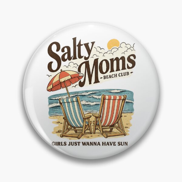 Item preview, Salty Moms beach nostalgia designed and sold by Side Quest Co..