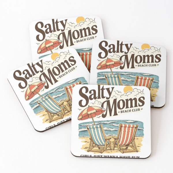 Item preview, Salty Moms beach nostalgia designed and sold by Side Quest Co..