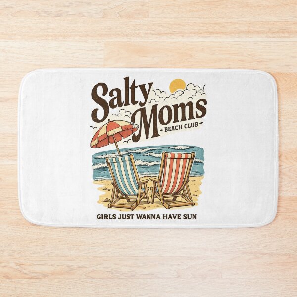 Item preview, Salty Moms beach nostalgia designed and sold by Side Quest Co..