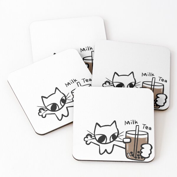 Item preview, Milk Tea Cat designed and sold by BenWarehouse.