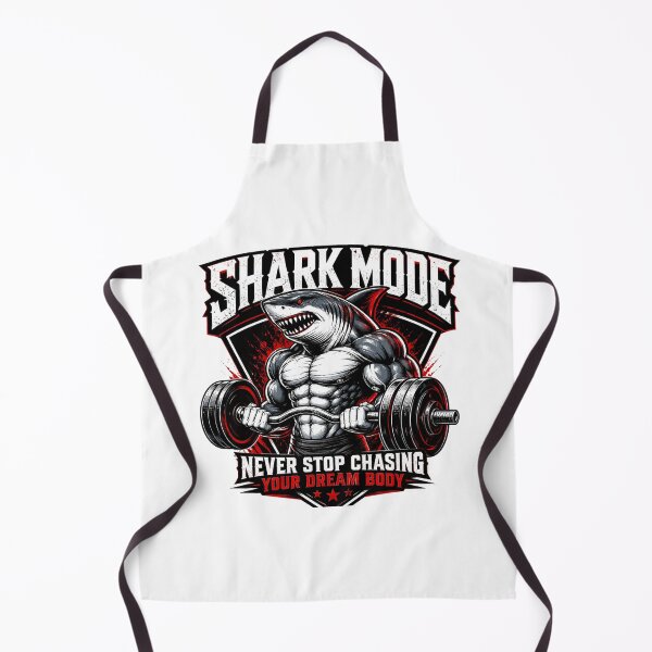 Item preview, Shark Mode Gym Motivation Bodybuilding Shark designed and sold by Digistore1221.