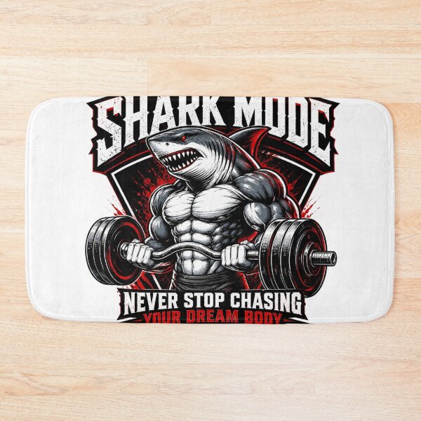 Item preview, Shark Mode Gym Motivation Bodybuilding Shark designed and sold by Digistore1221.