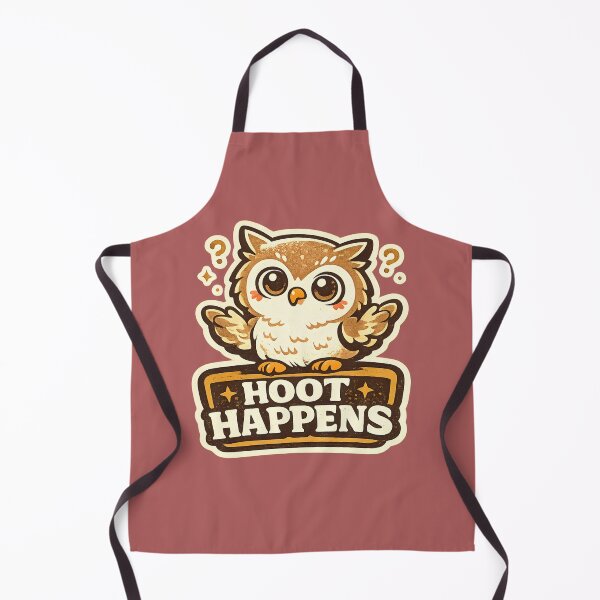 Item preview, HOOT HAPPENS Funny Owl Vintage Shirt Cute Shrugging Owl Meme Design Woodland Animal Humor designed and sold by Artistry in Motion by MADsrecreation.