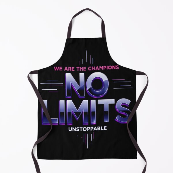 Item preview, Futuristic Neon Glow 3D Chrome Text Art We Are The Champions No Limits Design designed and sold by ARTCREATESHOP.
