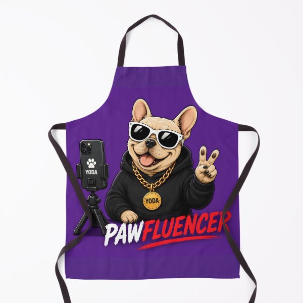 Item preview, Funny French Bulldog Pawfluencer designed and sold by MischiefPaws.
