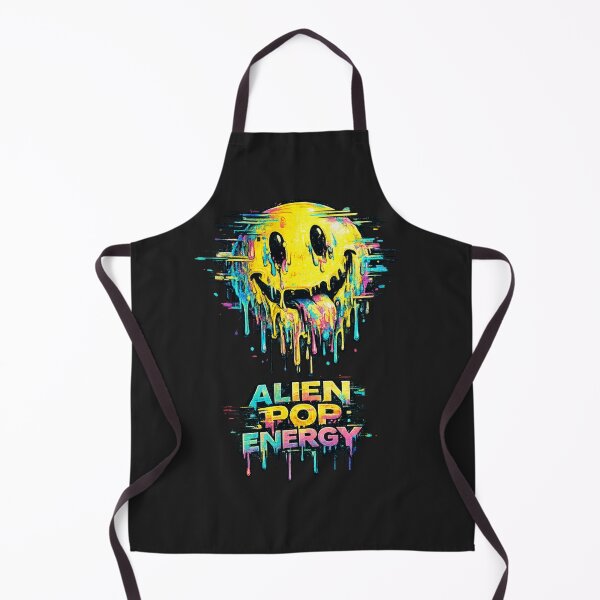 Item preview, Alien Pop Energy Melting Smile Glitch Neon Streetwear Graphic designed and sold by mocci10.