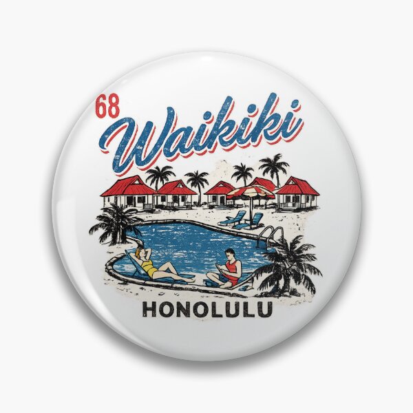 Item preview, Vintage Waikiki resort designed and sold by Side Quest Co..