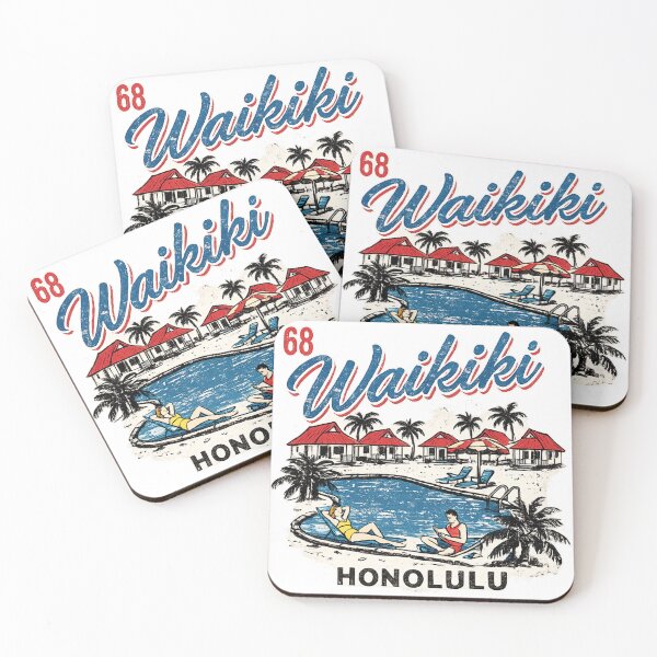 Item preview, Vintage Waikiki resort designed and sold by Side Quest Co..