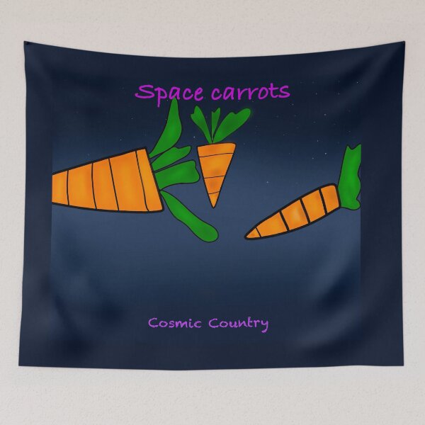 Item preview, Carrots In Space designed and sold by Cosmic-Chloe.