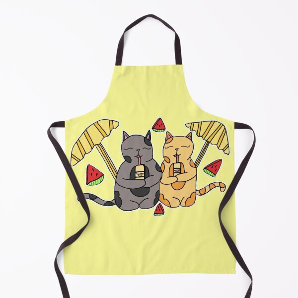 Item preview, Cute Summer Cats Drinking Lemonade┃Kawaii Beach Cat Friends designed and sold by Cherry Prism Designs.