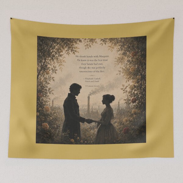 Item preview, The First Time Their Hands Had Met designed and sold by LiteraryLoves.