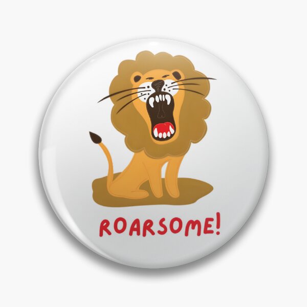 Item preview, Cute Cartoon Roaring Lion Wild Animal Art - ROARSOME! designed and sold by ROARSOME DESiGNS.