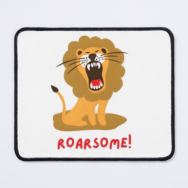 Item preview, Cute Cartoon Roaring Lion Wild Animal Art - ROARSOME! designed and sold by ROARSOME DESiGNS.