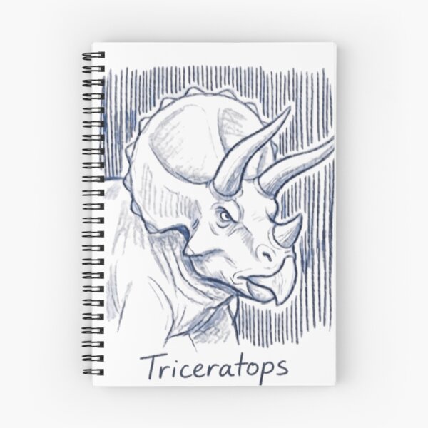 Item preview, Retro Triceratops Portrait Ink Detail Dinosaur Graphic designed and sold by RawSauropsid.