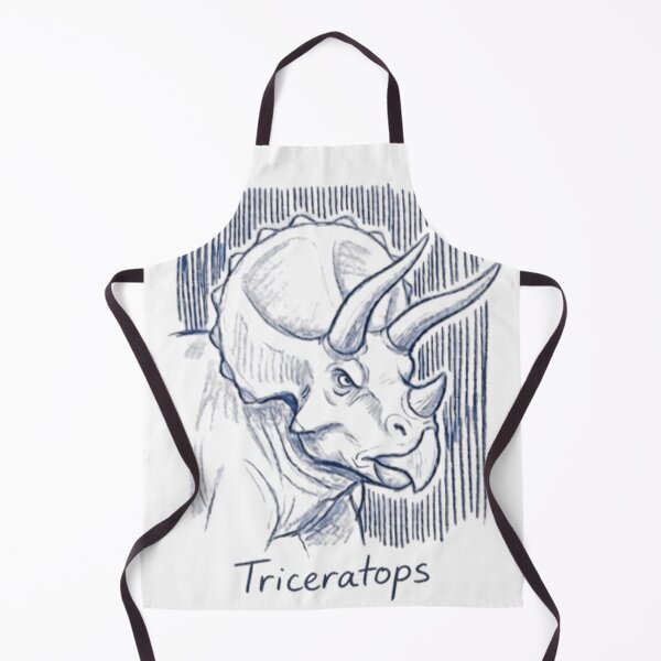 Item preview, Retro Triceratops Portrait Ink Detail Dinosaur Graphic designed and sold by RawSauropsid.