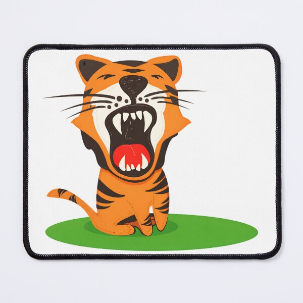 Item preview, Tiger - Fierce Roaring Rawring Cartoon Tiger Cub designed and sold by ROARSOME DESiGNS.