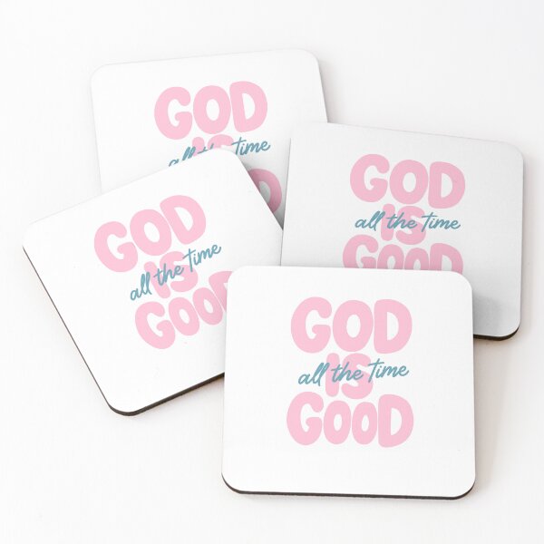 Item preview, Cute "God is good all the time" print designed and sold by CaroPrintsCo..