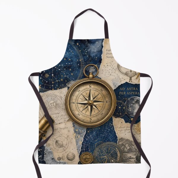 Item preview, Celestial Navigator: Compass and Star Charts designed and sold by DarVibe Designs.