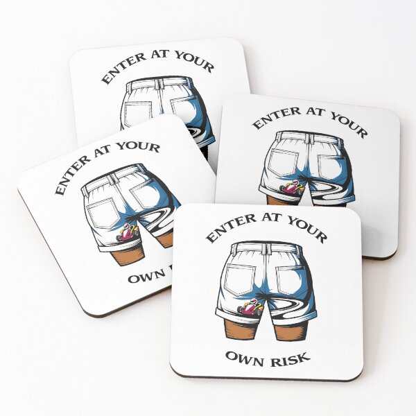 Item preview, Enter At Your Own Risk Go Kart Racing Shorts Funny Meme  designed and sold by RareVisuals.