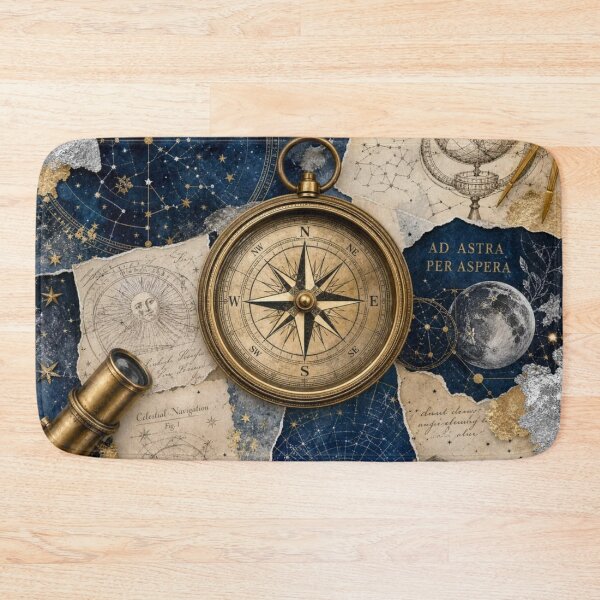 Item preview, Celestial Navigator: Compass and Star Charts designed and sold by DarVibe Designs.
