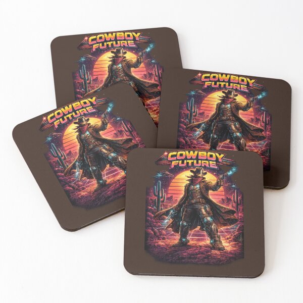 Item preview, Cowboy Future Retro Sci Fi Western Space Outlaw Graphic designed and sold by mocci10.