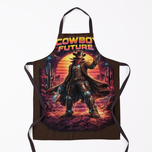 Item preview, Cowboy Future Retro Sci Fi Western Space Outlaw Graphic designed and sold by mocci10.