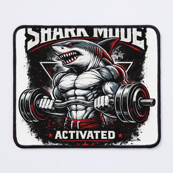 Item preview, Shark Mode Activated Gym Bodybuilding Motivation designed and sold by Digistore1221.