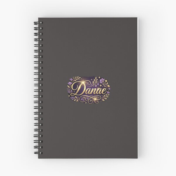 Item preview, Danae Name Luxury Golden Calligraphy Design designed and sold by DanishDesignCo.