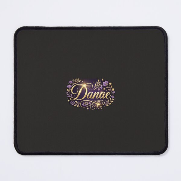 Item preview, Danae Name Luxury Golden Calligraphy Design designed and sold by DanishDesignCo.
