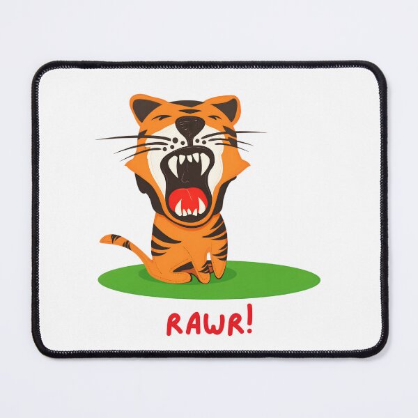 Item preview, Cute Cartoon Tiger Rawr Funny Animal Lover Gift designed and sold by ROARSOME DESiGNS.