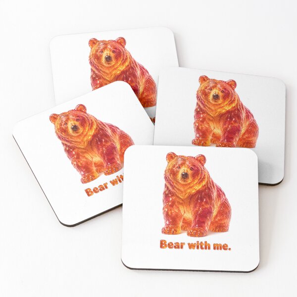 Item preview, Bear With Me — Gummy Candy Bear Funny Art Print | Cute Bear Lover Gift designed and sold by AbderraimArt.
